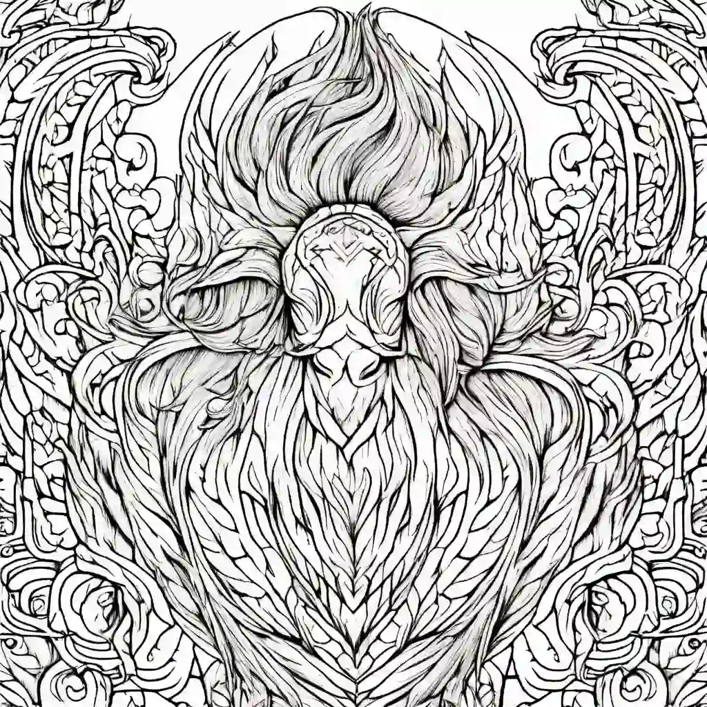 Scarves coloring pages